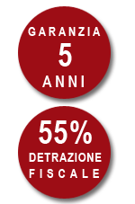 Garanzia 5 Anni coperto da polizza asicurativa